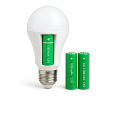 Аварійна LED лампа 20W E27 з акумуляторами — Лампа, що світить без електрики